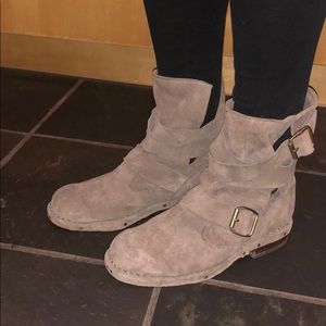 Jeffery Campbell Leather Wrap Boot